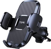 TOPK D35-G - Support de téléphone - Support de ventilation - Rotation à 360 degrés - Air Vent - Téléphone - Quick Lock - Support de téléphone de voiture - Universel