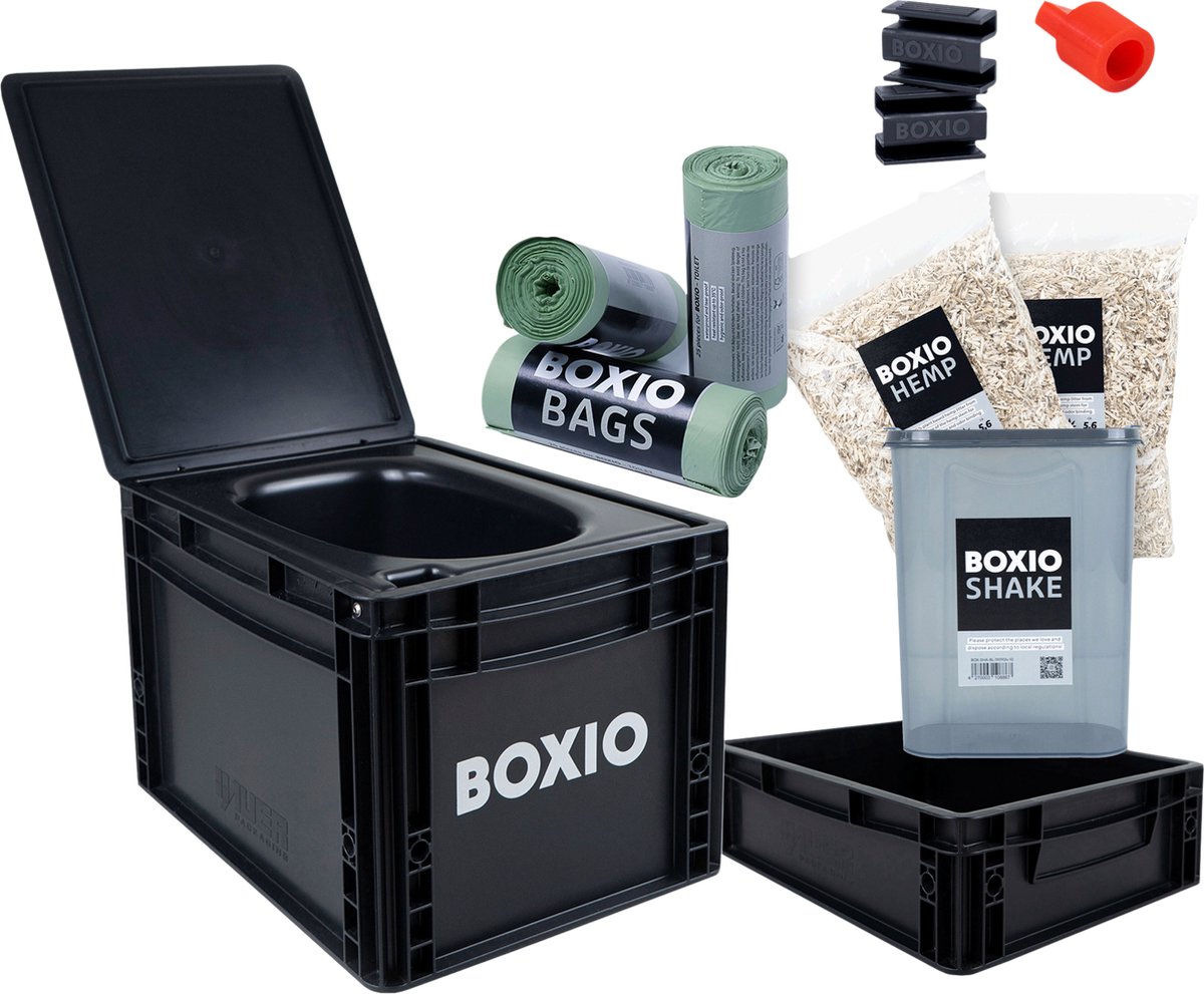 BOXIO TOILET MAX+ complete set camping toilet