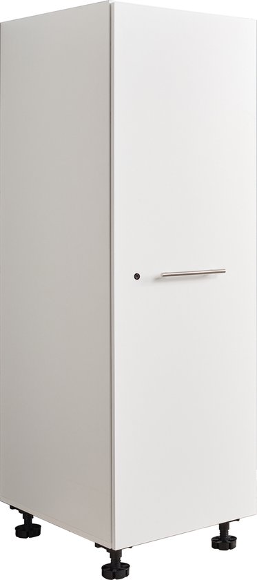 Armoire colonne pour lave-linge Laundreezy | 50 x 68 x 162 cm | Blanc - Bega BBK - Meubles pour buanderie - Blanc - MDF - Meubles pour buanderie