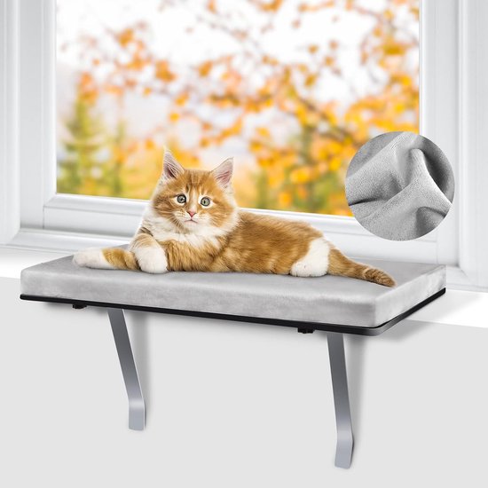 Croci - Radiator kattenbed, zacht kattenbed voor binnen met haak, 48X30X26 CM Croci - Radiator kattenbed, zacht kattenbed voor binnen met haak, 48X30X26 CM