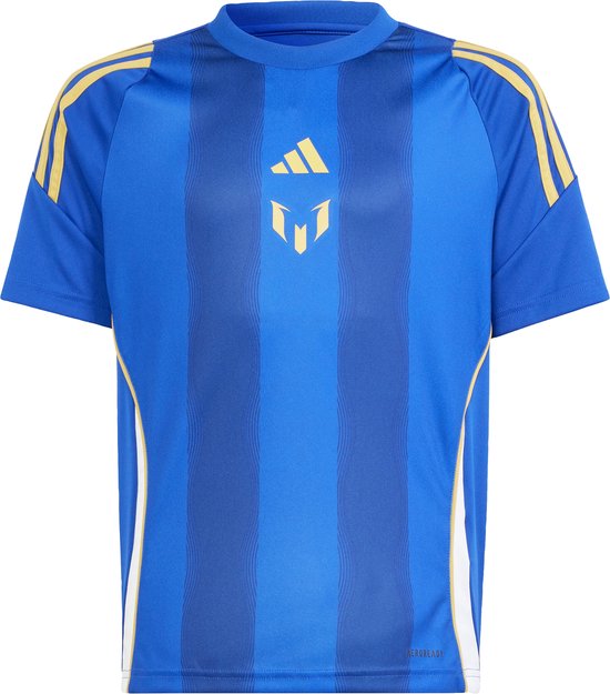 adidas Performance Pitch 2 Street Messi Training Voetbalshirt Kids - Kinderen - Blauw- 140