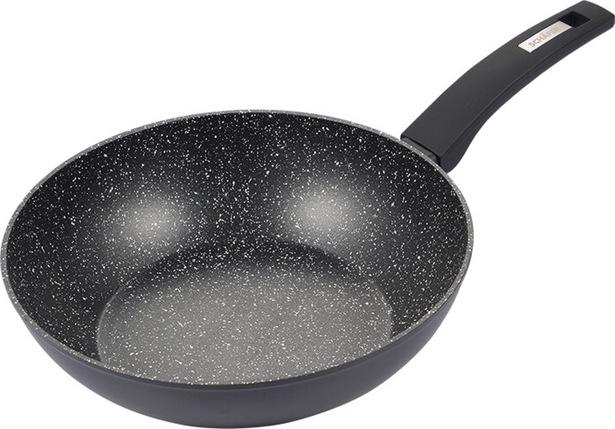 SCHÄFER 12338 - Wokpan - Ø 28cm - Marble black