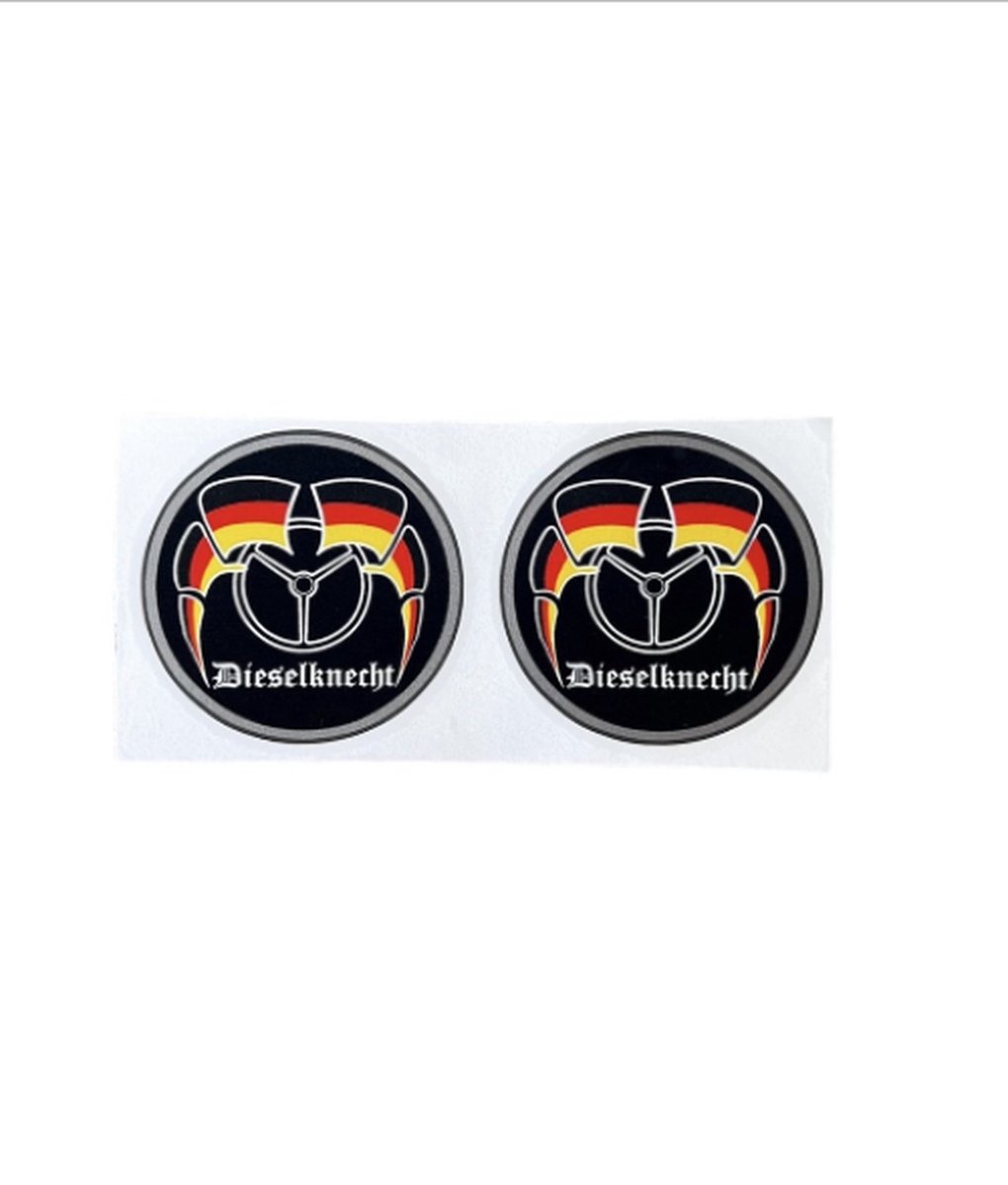 Deurtrede sticker set Dieselknecht
