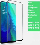 Full Cover Glass Screen Protector for OPPO A52 / A72 / A92 _ Black