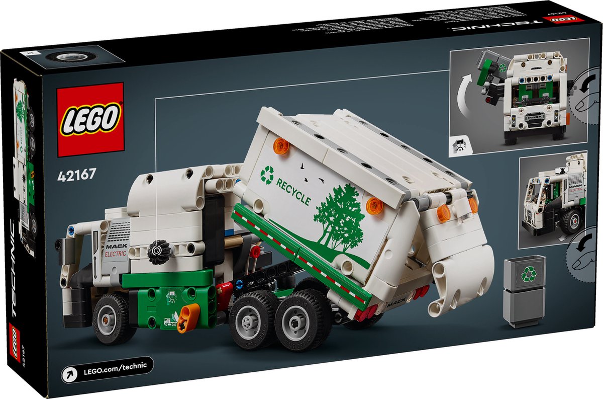 LEGO Technic Mack LR Electric vuilniswagen - 42167 — afbeelding 23
