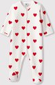 Petit Bateau Babypyjama met rode hartjes Meisjes Boxpak - Rood - Maat 68