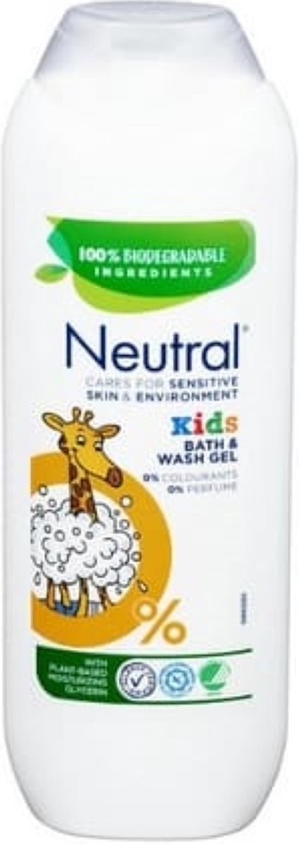 Neutral - Douchegel - Kids - Bath, Wash & Shampoo - 250ml x 6 van Merkloos — afbeelding 2