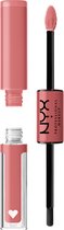 Nyx Professional Makeup Shine Loud High Shine Lip Color - Cash Flow - Glanzende Vloeibare Lippenstift - Roos