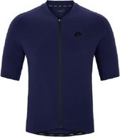 Megmeister Woven Jersey Evening Blue - Fietsshirt korte mouwen Blauw Heren-M