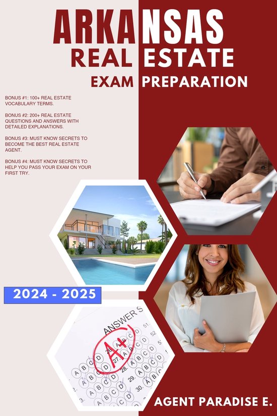 Arkansas Real Estate Exam preparation 2024 2025 Test Prep Book to