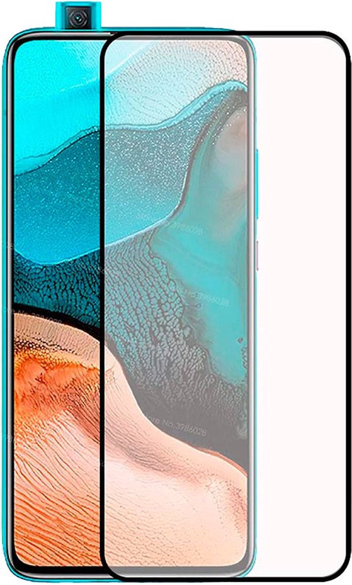 Full Cover Glass Screen Protector for Xiaomi Poco F2 Pro _ Black