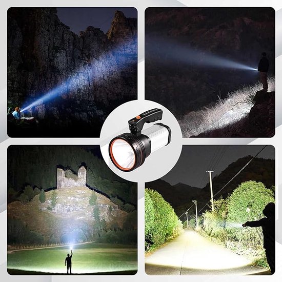 YOSOO Phare extérieur Lampe frontale rechargeable haute luminosité zoom