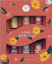 Woolzies Live Joyfully Essential Oil Blend Set Of 6 | 100% Pure & Undiluted | Includes Good Mood, Happy Days, Joy, Bliss, Chill Time, & Mindful Spirit | 10 ML