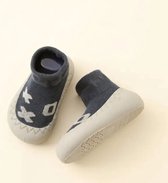 Anti-slip babyschoentjes - Soksloffen - Eerste loopschoentjes van Baby-Slofje - donkerblauw maat 23