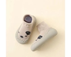 Baby-Slofje soksloffen voor baby's - beige
