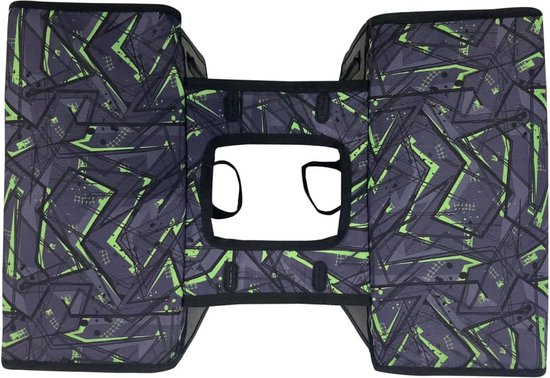 Willex Fietstassen Eco Tarpaulin 30 L groen en zwart van Willex — afbeelding 4