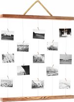 Fotolijst hangend Muhos 60x40 cm houtkleurig donker
