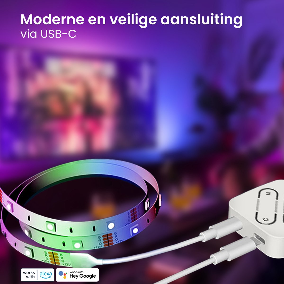 Usb c 2024 led strip