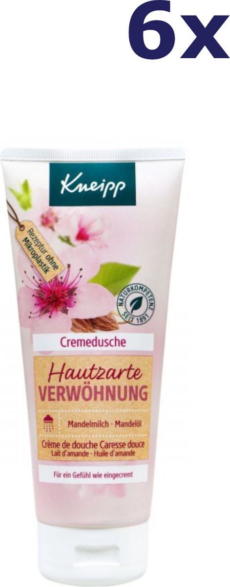 Goedkoopste 6x Kneipp Douchegel - almond milk 200ML