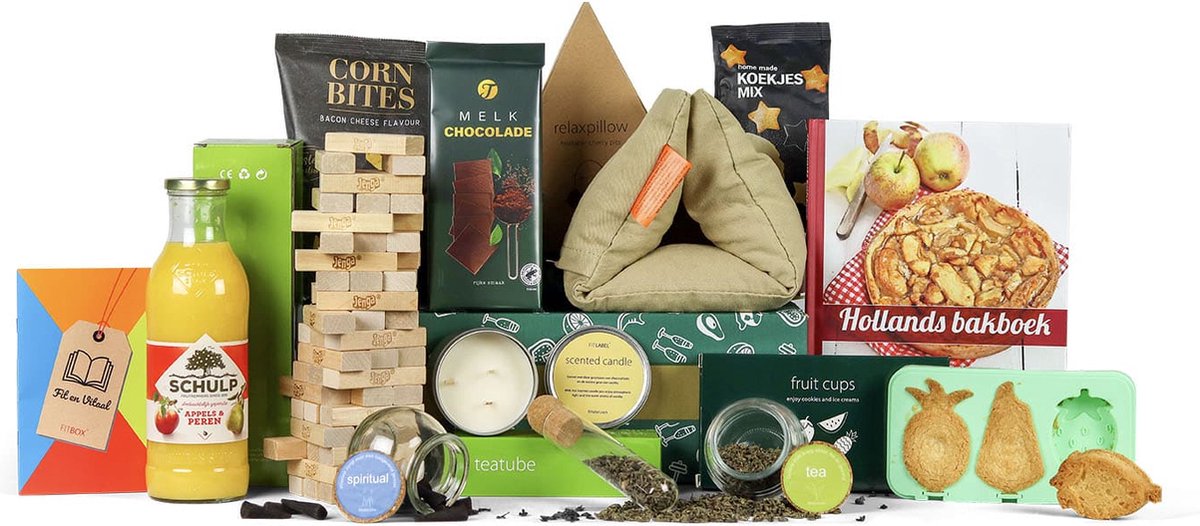 Fitbox - Kerstpakket Relax Extra - Duurzaam - Origineel - Biologisch