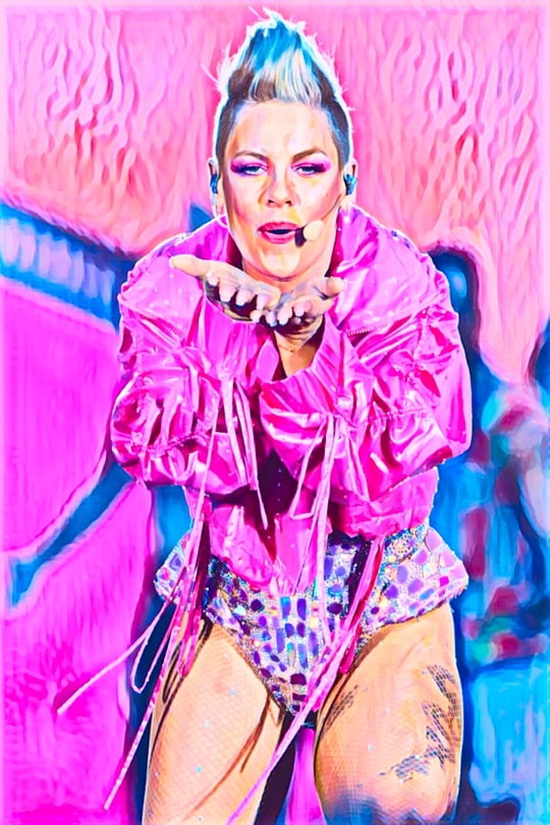 Passion For Art Pink 2 - Poster - 30 x 40 cm Roze