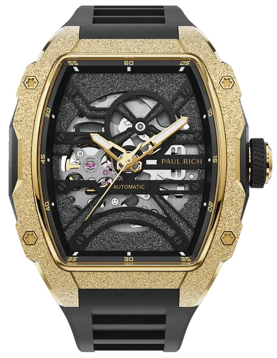 Paul Rich Astro Skeleton Mason Gold FAS24 automatisch horloge 42.5 mm