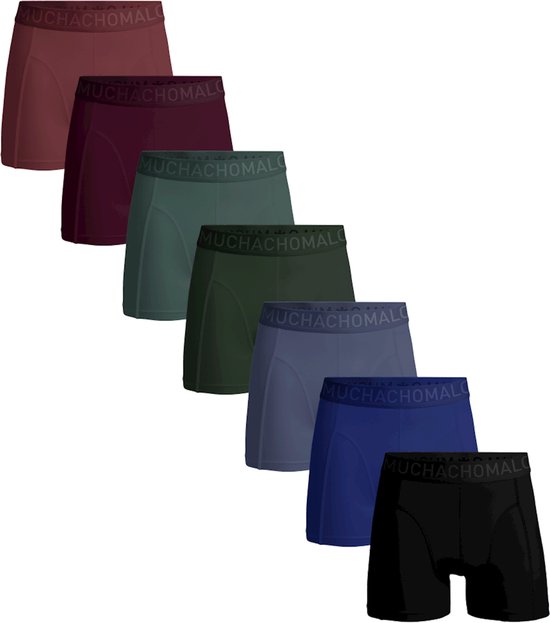 Muchachomalo Heren Boxershorts - 7 Pack - Maat L - 95% Katoen - Mannen Onderbroeken