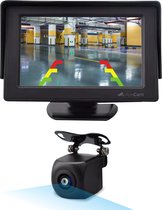 Caméra de recul AyeCam - Écran 4,3 pouces - 2 canaux - Vision nocturne - Incl. Lignes de guidage