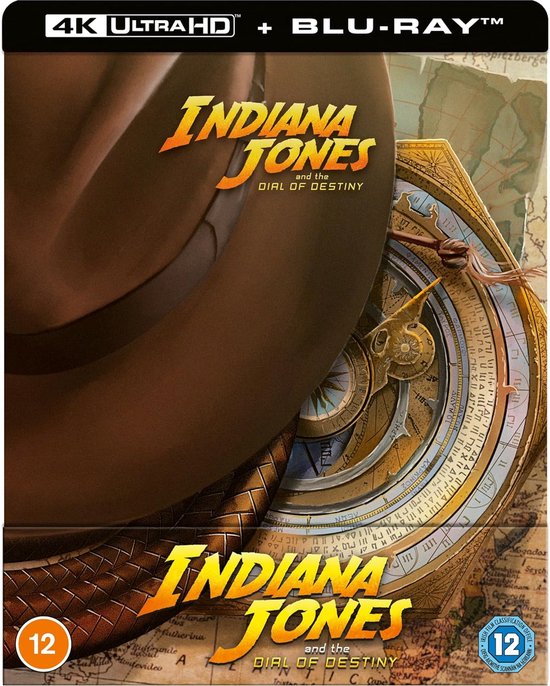 Indiana Jones and The Dial of Destiny - 4K UHD + blu-ray - Steelbook - Import zonder NL