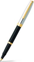 Roller Sheaffer - Sagaris - Capuchon chromé noir brillant, garnitures dorées - SF-E1947551