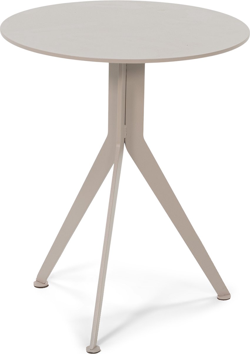Spinder Design bijzettafel Daley High - Silky Taupe - Ø 38 - Staal