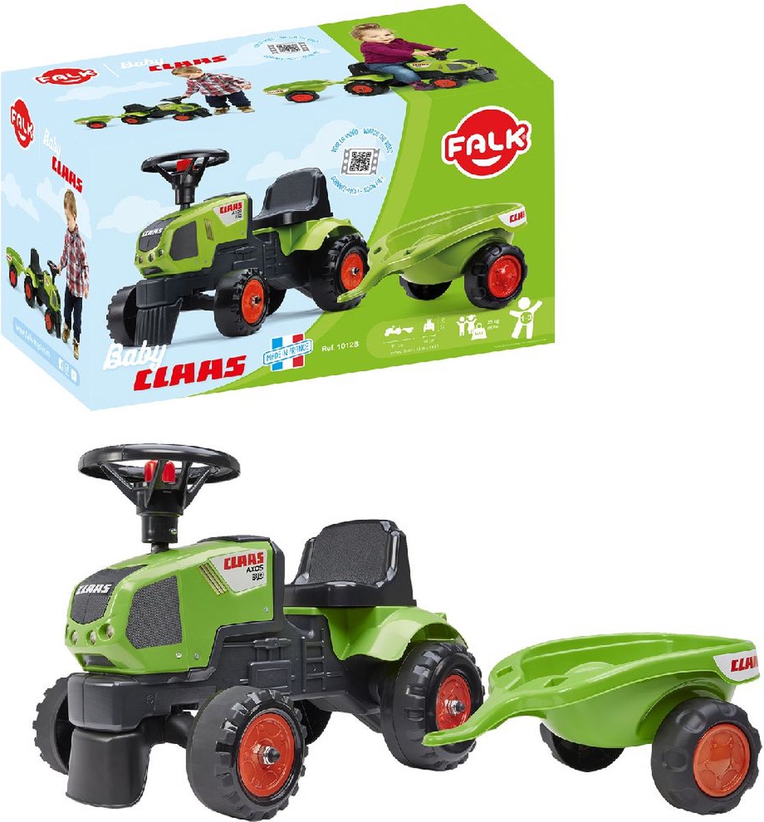 Tractopelle enfant en plastique Claas Falk