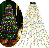 Kleurrijke 400 LED Kerstboomlampjes - 2 Meter Hoog - 16 Takken - IP44-8 Verlichtingsmodi - Sfeervolle Kerstverlichting voor Binnen en Buiten