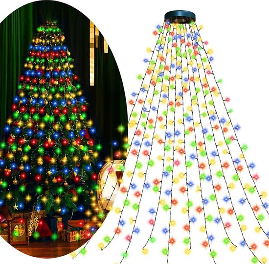 Guirlande lumineuse filet d'arbre de Noël 400 LED 400 cm