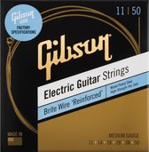 Gibson Brite Wire Reinforced Medium - 0.11 - 0.50 - Cordes de guitare électrique