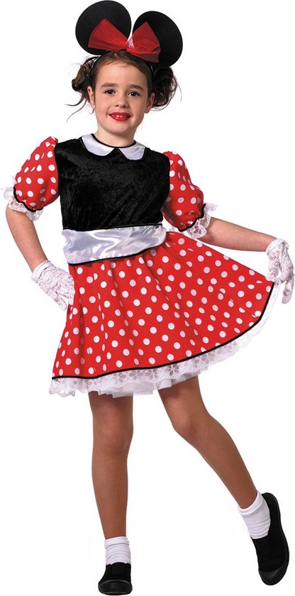 Déguisement Minnie mouse girl modern mouse Taille 104 | bol
