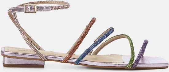 Mangará Arçá Dames sandalen - met kristallen bezette bandjes - Kleurrijk - Maat 40
