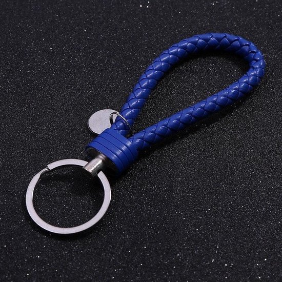 Bremorou 2 stuks leren sleutelhangers voor heren, autosleutelhanger, gepersonaliseerd zonder logo, klein verjaardagscadeau voor lievelingsmensen, vrouwen, mannen