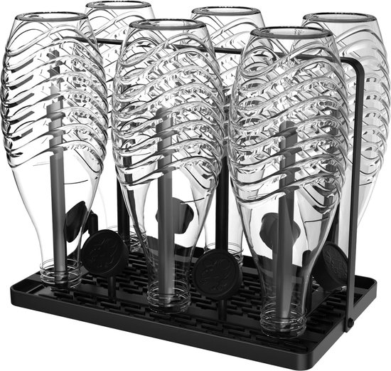 vinlley Flessenhouder voor Sodastream 3-delige afdruiphouder vinlley Flessenhouder voor Sodastream 3-delige afdruiphouder