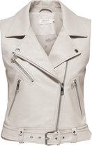 ONLY ONLVERA FAUX LEATHER WAISTCOAT OTW Dames Gilet - Maat S