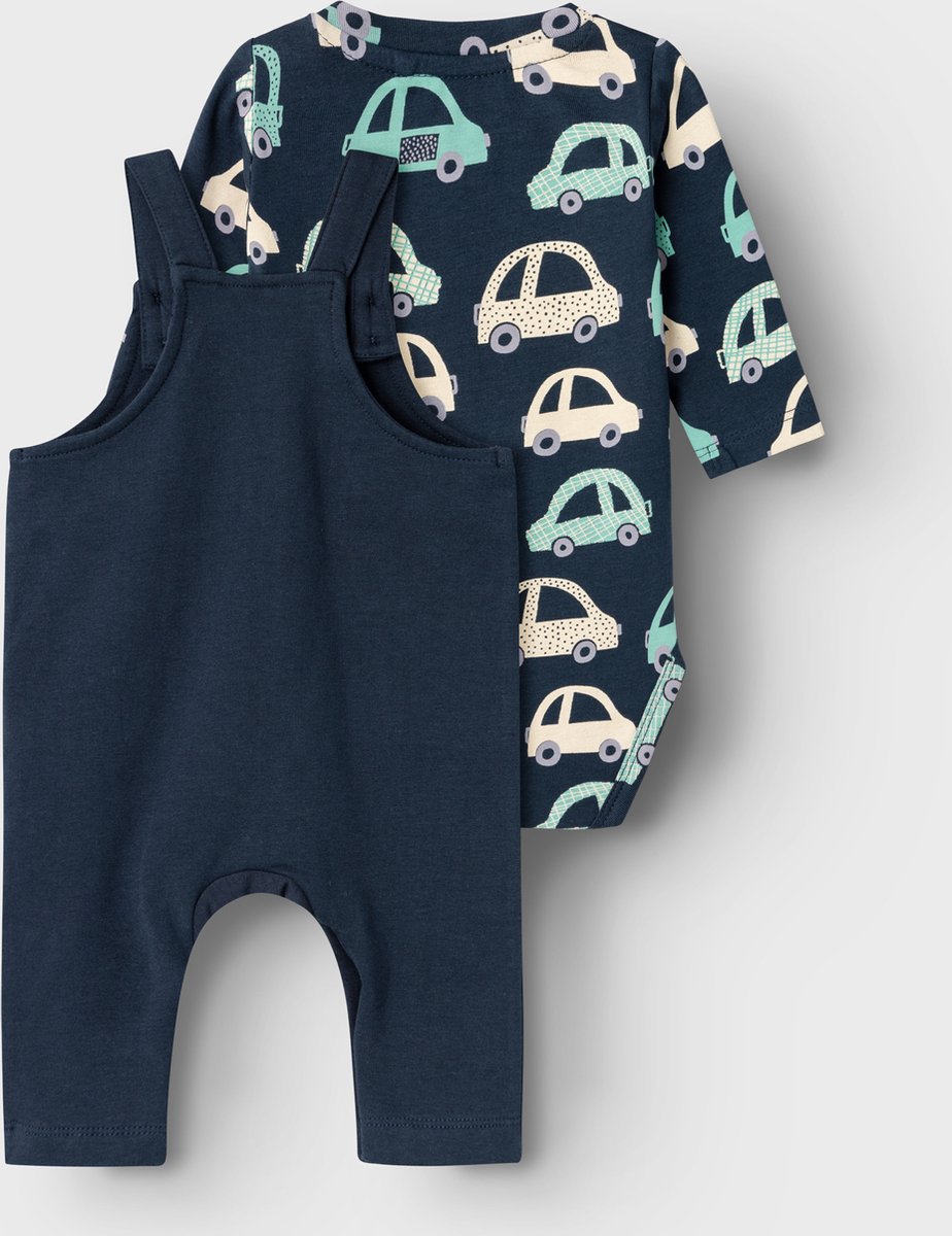 Name it Maglia Maniche Lunghe - Baby - Bijou Blue - Cotone Organico unisex (bambini