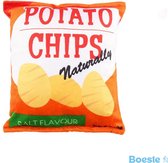 Boeste Chips Pluche Hondenspeelgoed - Piepend & Kauwbestendig