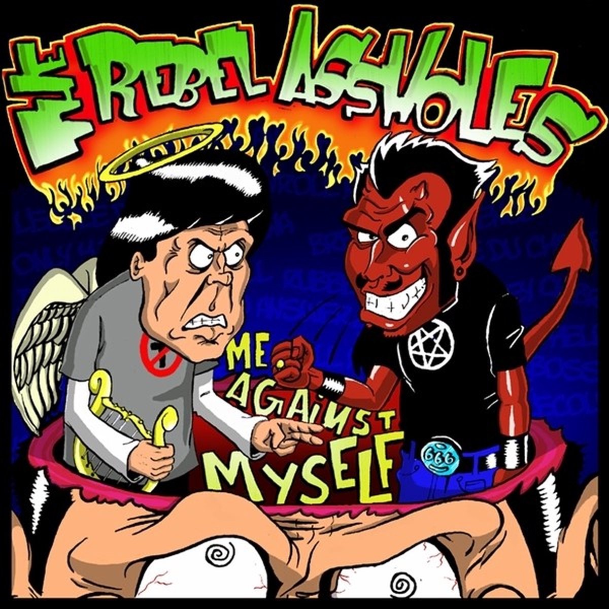 The Rebel Assholes - Me Against Myself (CD)