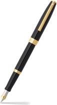 Sheaffer vulpen - Sagaris E9471 - M - Glossy black gold tone - SF-E0947153