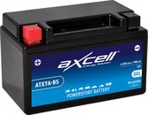 Accu Axcell gel - 12V 6Ah - voor 4 takt scooters (onderhoudsvrij) - ATX7A-BS