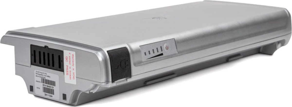 Sparta accu E-500 36V - fietsaccu 529Wh - 2e generatie - zilver