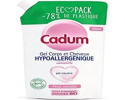 Cadum Hypoallergénique Gel Douche Ecopack Hypoallergénique Camomille 500ml