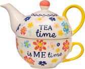 Sass & Belle - Tea for One - Tea Time Is Me Time - Folk Floral
