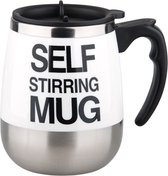 Livano Self Stirring Mug - Elektrische Beker - Zelfroerende Mok - Zelfroerende Beker - Cup - Koffie - Wit