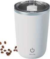 Livano Zelfroerende Beker - Zelfroerende Mok - Elektrische Beker - Self Stirring Mug - Cup - Koffie - Wit